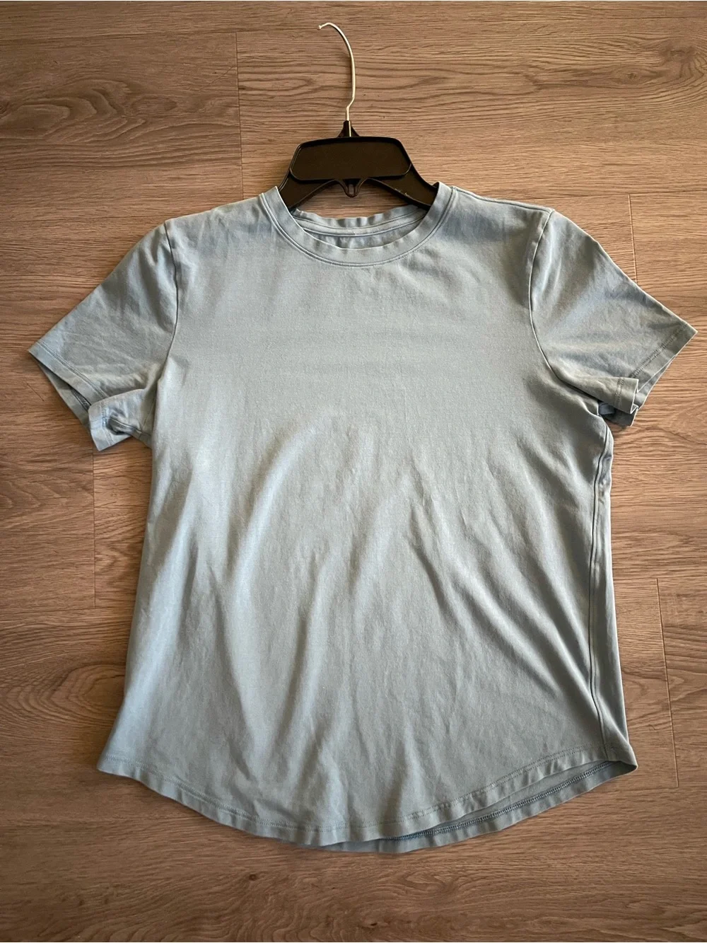 lululemon athletica Short Sleeve Crew Tee in Dusty Blue